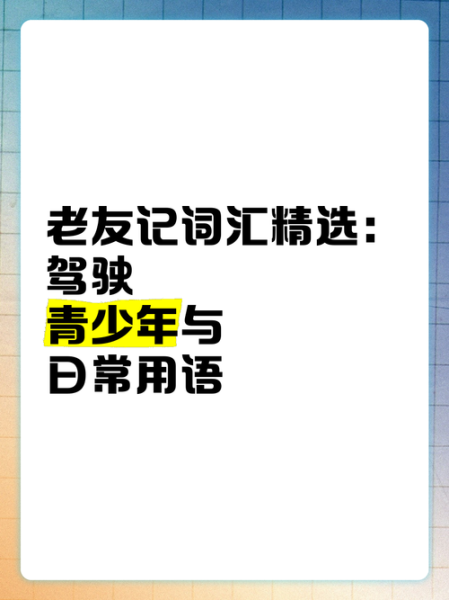 驾驶词语怎么写_驾驶词语有哪些