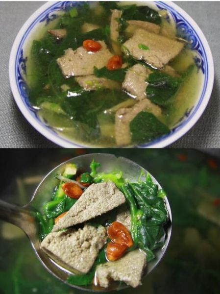 菠菜猪肝汤怎么做_菠菜猪肝汤补血效果好吗