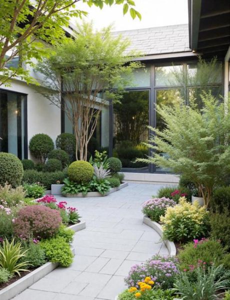 庭院景色怎么搭配_庭院四季植物推荐