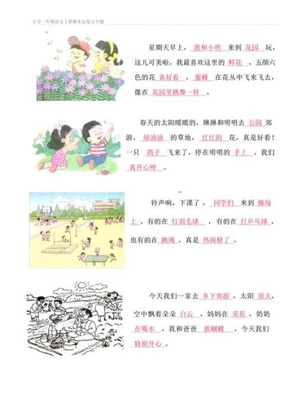 画着什么填词语_怎么教孩子看图写话