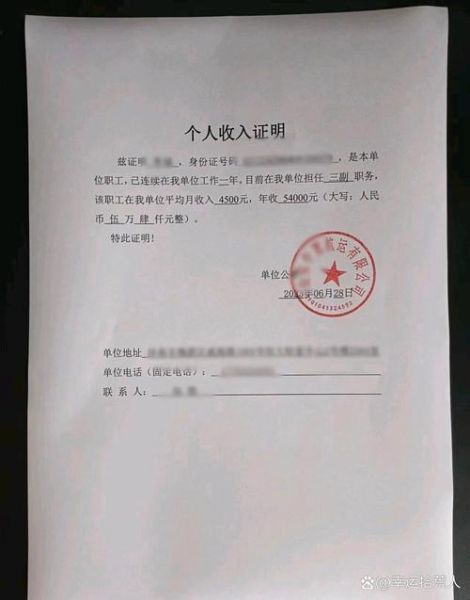 移民收入证明怎么开_移民收入证明模板