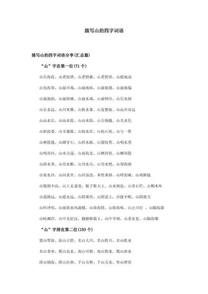 形容山脉气势的词语有哪些_如何写出震撼人心的山景描写