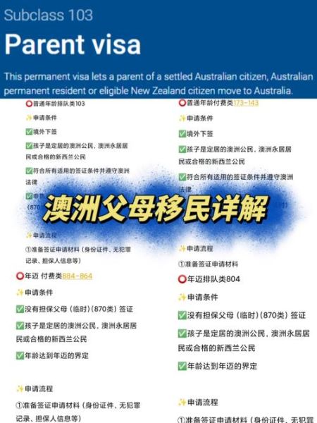 父母移民澳大利亚条件_父母移民澳大利亚费用
