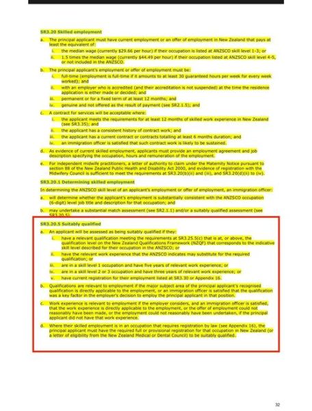 2016新西兰技术移民条件_打分标准