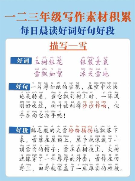 描写雪的词语三字有哪些_怎么用在作文里