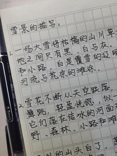 描写雪的词语三字有哪些_怎么用在作文里