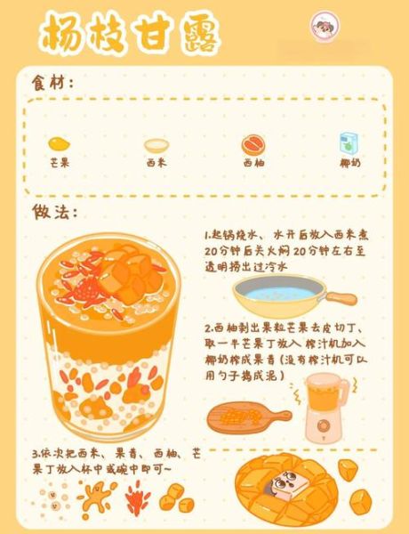 杨枝甘露怎么做_杨枝甘露配方比例