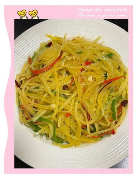 土豆丝怎么炒才脆_家常土豆丝做法