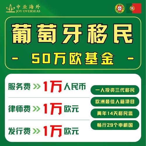 移民葡萄牙需要多少钱_葡萄牙移民费用明细