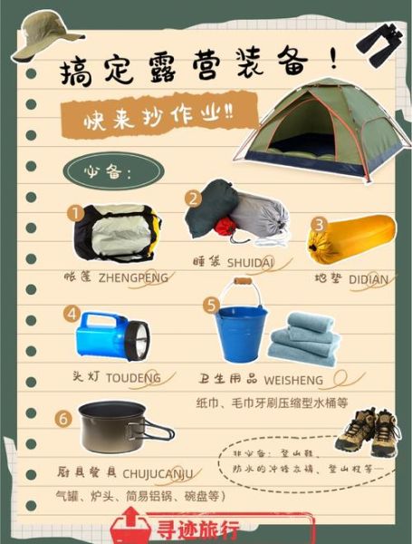 户外露营需要准备什么_新手徒步装备清单