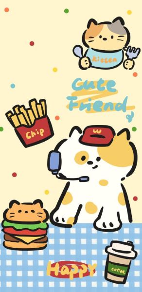 可爱手机壁纸哪里找_如何设置不压缩