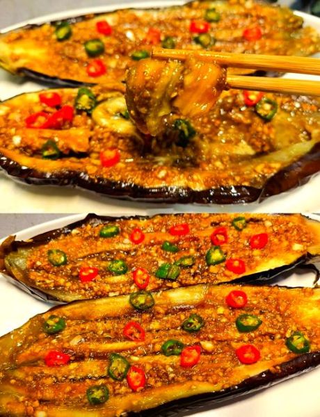 蒜蓉烤茄子怎么做_蒜蓉烤茄子烤箱温度时间