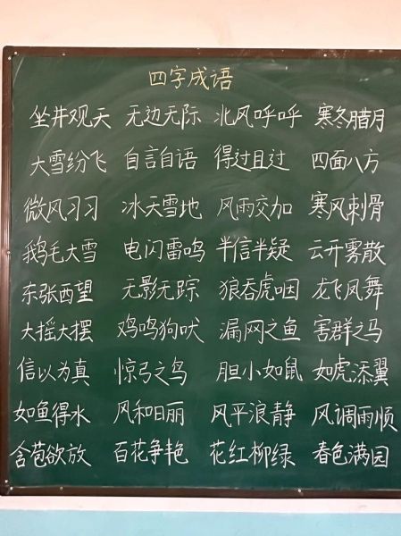 四字词语有哪些_四字词语怎么分类