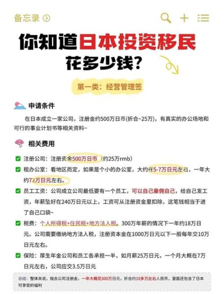 投资移民日本条件_日本投资移民要多少钱
