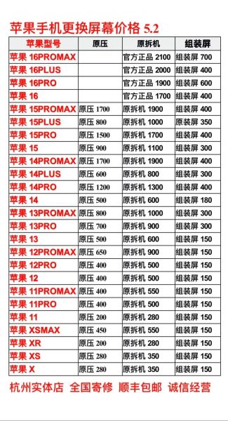 换一个手机屏幕要多少钱_换屏价格影响因素