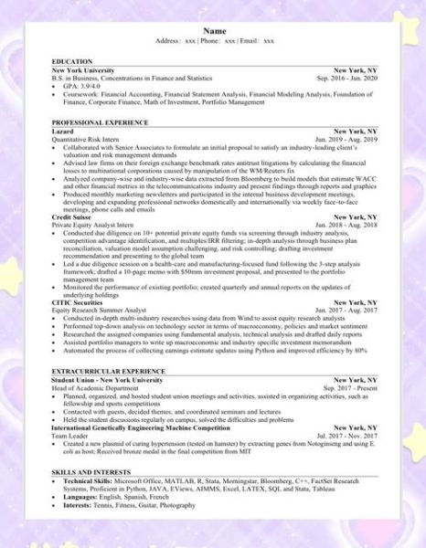 澳洲移民简历怎么写_澳洲技术移民简历模板