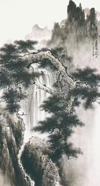 山水树风水寓意_山水画树怎么选