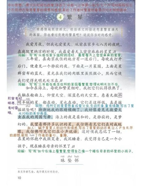 繁星满天的近义词有哪些_如何用在作文里