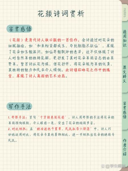 花颜的词语有哪些_如何描写花颜