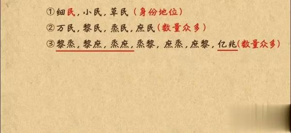 小民是什么意思_小民一词的由来