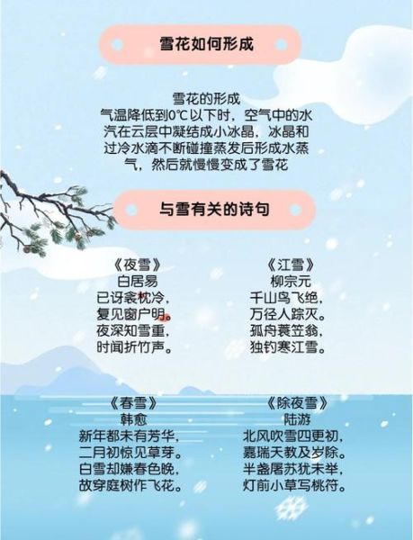 冬天有哪些节气_如何描写冬天的景色