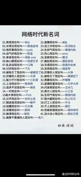 年轻人不懂的词语有哪些_这些网络热词是什么意思