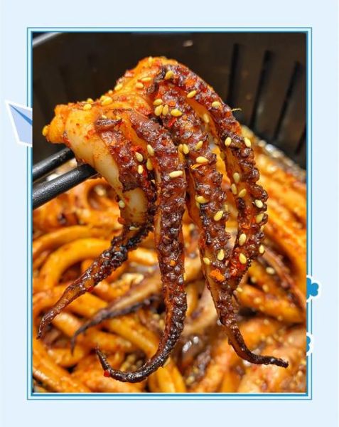 空气炸锅烤鱿鱼怎么做_空气炸锅烤鱿鱼温度时间