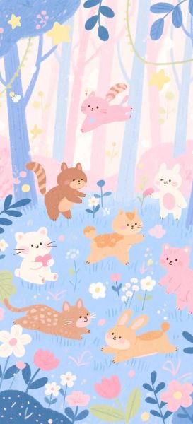 手机壁纸高清可爱哪里找_如何设置不模糊