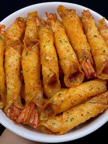 油炸大虾怎么做_油炸大虾酥脆秘诀