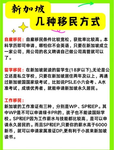 新加坡移民条件_如何办理新加坡移民