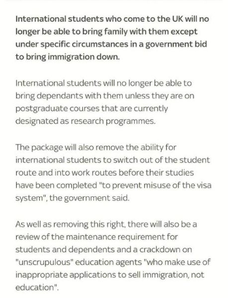 英国反移民政策_对留学生的影响