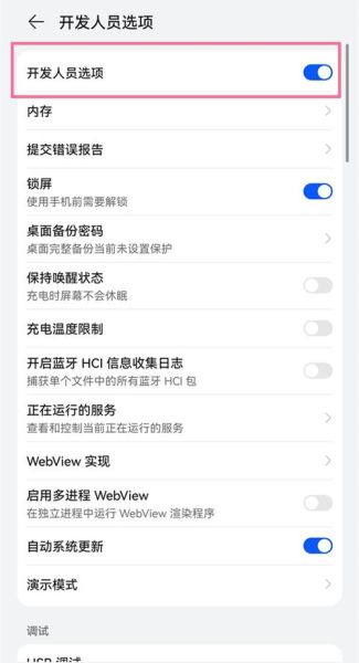 华为手机开发者选项在哪里_如何打开开发者模式