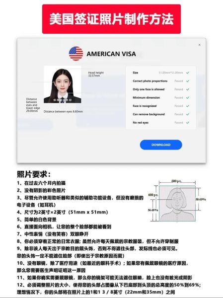 美国移民照片要求_如何自己拍