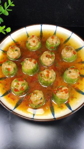 丝瓜酿肉怎么做_丝瓜酿肉的家常做法