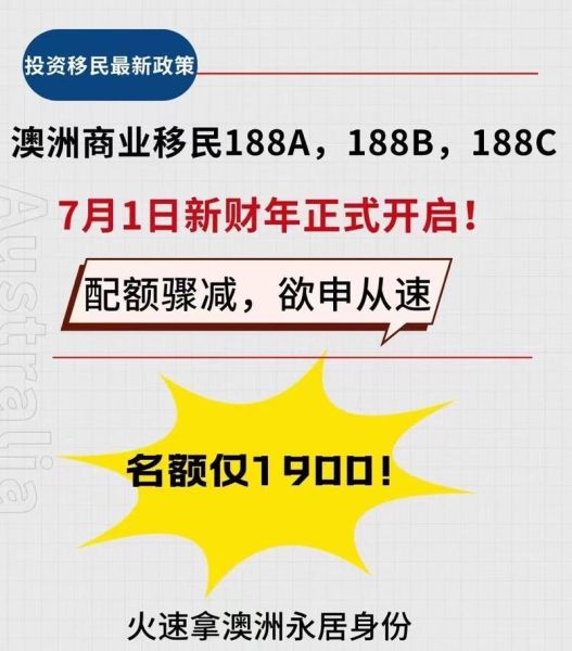 澳洲188b移民条件_需要多少钱
