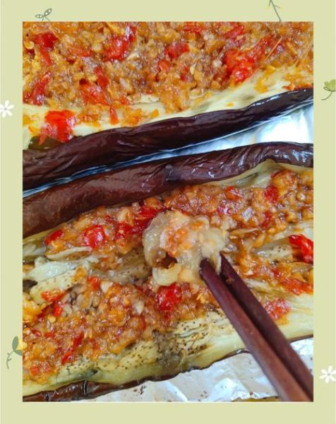 烤茄子怎么做_烤箱温度时间设置