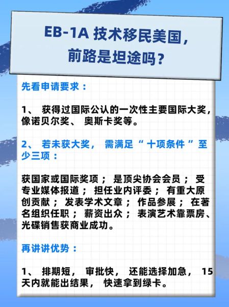 美国特殊人才移民条件_如何证明EB1A资格