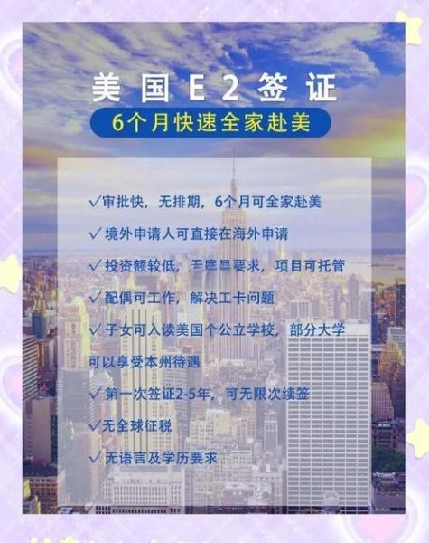 美国e2签证需要什么条件_美国e2移民多少钱