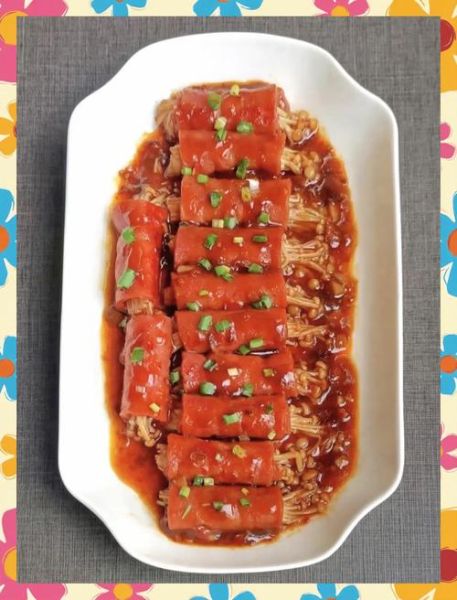 培根金针菇卷家常做法_怎么卷不散