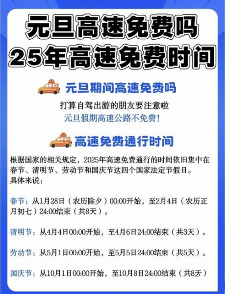 高速公路免费时间怎么算_节假日高速免费规则