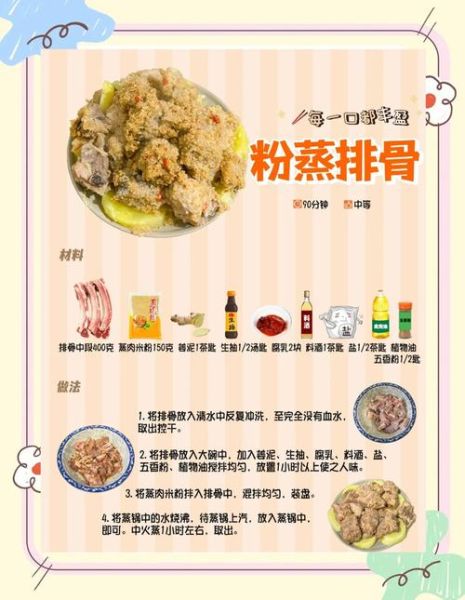 粉蒸排骨怎么做_家常粉蒸排骨的做法窍门
