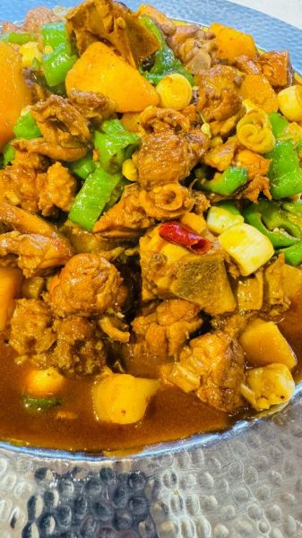 大盘鸡的家常做法_大盘鸡怎么做好吃