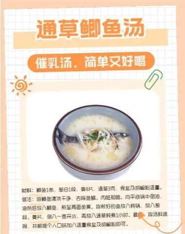 通草鲫鱼汤怎么做_通草鲫鱼汤下奶吗