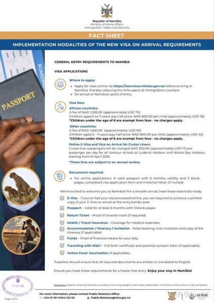 纳米比亚移民条件_如何申请纳米比亚永久居留