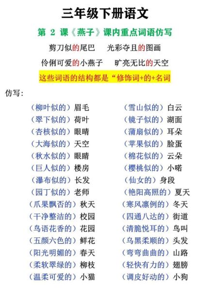 国画填空词语有哪些_如何快速记忆