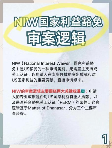 NIW国家利益豁免移民条件_如何证明国家利益