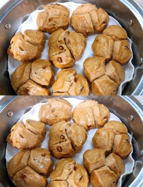 红糖大枣开花馒头怎么做_为什么馒头会开花