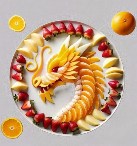 水果摆盘花样图片大全_水果摆盘怎么做简单又好看