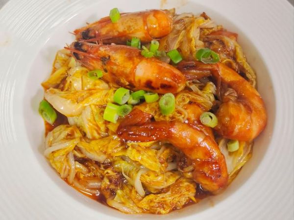 大虾炒白菜怎么做_大虾炒白菜的家常做法