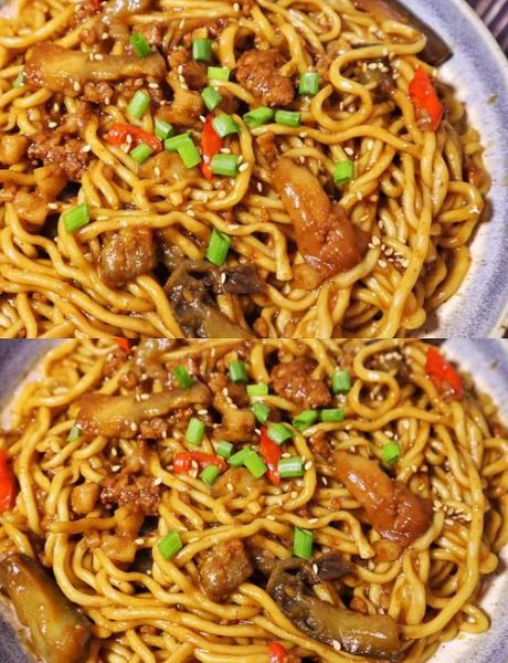 茄子焖面怎么做_茄子焖面家常做法